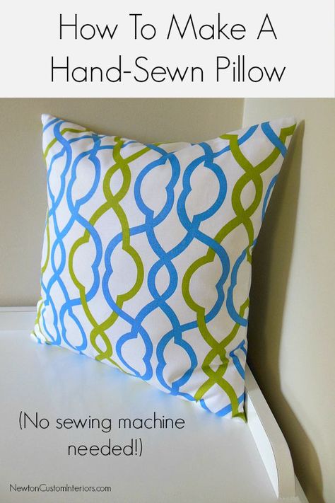 Make Your Own Pillow, Hand Sewing Projects, Crochet Pillow Cover, Trendy Sewing, Sewing Pillows, Sewing Projects For Kids, Crochet Pillow, Kids Pillows, Diy Pillows