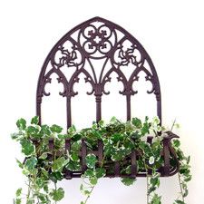 Novelty Wall Mounted Planter Wall Planters Outdoor, Garden Wall Planter, Novelty Planters, Metal Wall Planters, Wall Mounted Planters, Wall Plant Hanger, Iron Planters, Iron Plant, Garden Wall Art