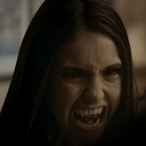 Elena Vampire Face, Elena Gilbert Vampire Face, Vampire Face, Scarlet Witch Comic, Katerina Petrova, Twilight Photos, Candice King, Vampire Diaries Guys, Im A Survivor