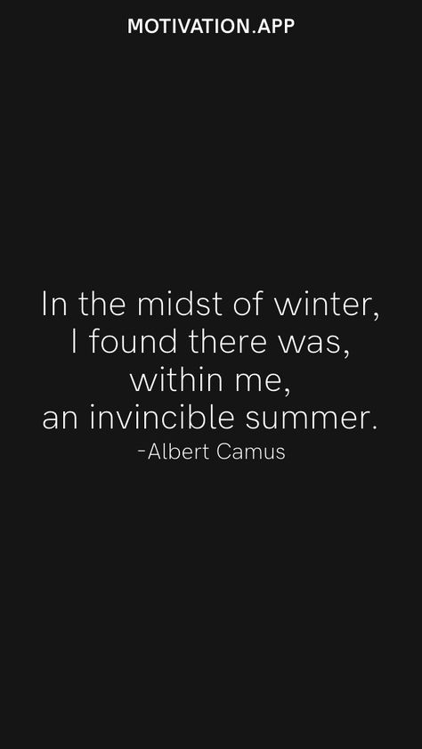 Albert Camus Quotes Wallpaper, Albert Camus Invincible Summer, In The Midst Of Winter Albert Camus, Albert Camus Wallpaper, An Invincible Summer, In The Midst Of Winter, Albert Camus Quotes, Camus Quotes, Invincible Summer