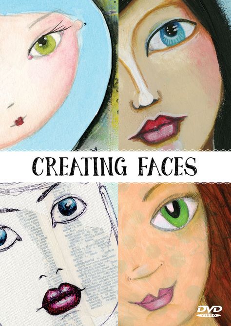 Mixed Media Faces, Painting Faces, Painting Face, Drawing Hands, Draw And Paint, Drawing Eyes, Drawing Hair, Drawing Faces, Painting Media