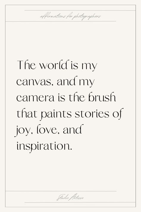 like and share if you want to see more inspirational quotes for photographers. I am happy to make more of daily affirmations for photographers. #photography #fashionphotography #photographybusiness Photography Passion Quotes, I Am A Photographer, Photographer Aesthetic Quotes, Photoshoot Quotes Words, Insta Bio For Photographers, Photographer Quotes Inspirational, Camera Quotes Inspiration, Photographer Quotes Funny, Captions For Photographers