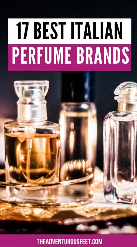 Want to add an Italian perfume to your collection but sure what to choose? Then check out this list of the best Italian Perfume brands! To help you choose, we've rounded up the ultimate Italian perfume brands list to help you live your very own La Dolce Vita! From famous ones like Prada to hidden gems like Carthusia, here is a list of the best Italian fragrance brands. Italian Perfume For Women, Italian Perfume, Perfume Brands, Best Perfume, Packing Tips For Travel, Women Perfume, Brand You, Florence, Fragrance