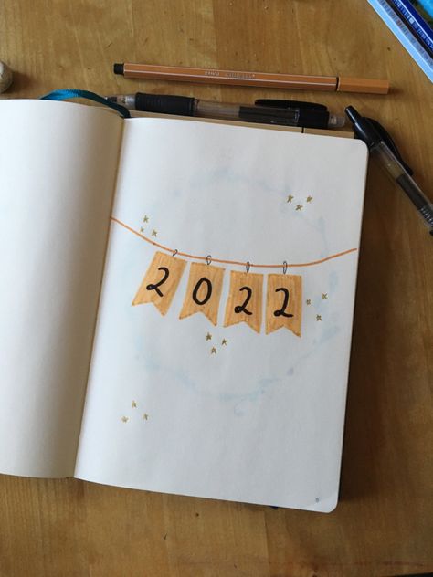 New Year Diary Ideas 2023, Journal Title Page 2023, 2023 Book Journal Cover, Bujo Year Cover Page 2023, New Year Bujo Cover, 2022 Scrapbook Cover, New Year Journal Cover, 2023 Journal Cover Page, Bujo Cover Page Ideas 2023