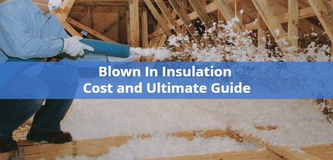 The average cost of blown in insulation is $1.10 to $2.75 per square foot of coverage based on the thickness or depth of the insulation. Obviously, cost in the attic where depth can be as much as 15 inches will be higher than the price of blown in wall insulation that is three to five ... Read more Cellulose Insulation, Blown In Insulation, Attic Insulation, Attic Flooring, Home Insulation, Spray Foam Insulation, Types Of Insulation, Energy Companies, Closed Cell Foam