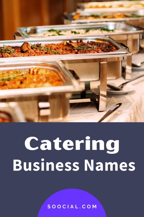 Catering Names Ideas Logos Design, Catering Names Ideas, Catering Business Names, Catering Business Logo, Names For Companies, Sandwich Catering, Starting A Catering Business, New Business Names, Business Name Ideas