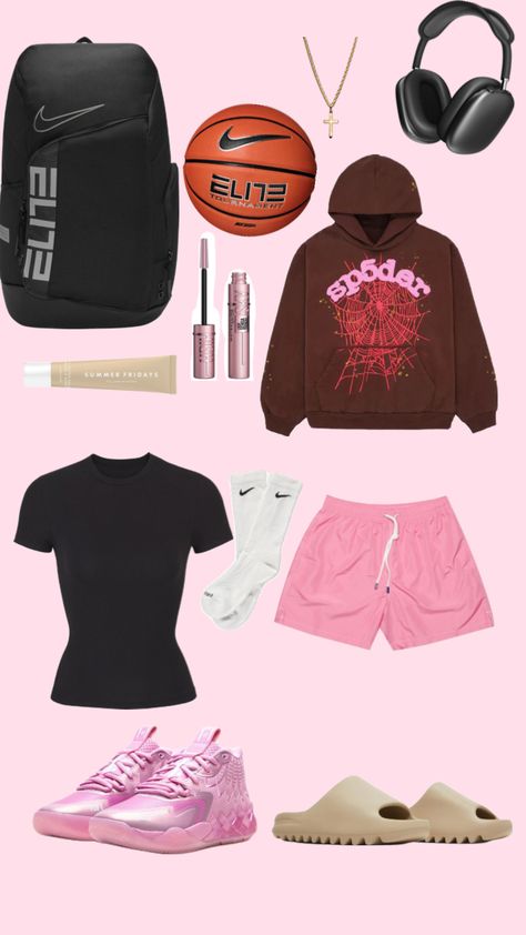 Casual Athletic Outfits, Basketball Game Outfit Women, Basketball Game Outfit, Casual Sporty Outfits, Basketball Clothes, Practice Outfits, Outfit Inspo Casual, Casual Preppy Outfits, Simple Trendy Outfits