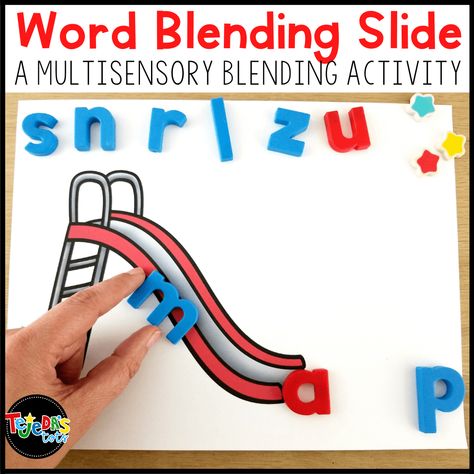 Blending Sounds Activities, Sound Blending, Blend Sounds, Decoding Activities, Multisensory Phonics, Letter Sound Activities, Blends Activities, Phonological Awareness Activities, Phonics Blends