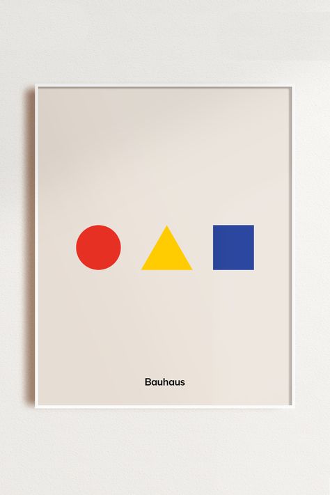 Bauhaus Packaging, Bauhaus Tattoo, Bauhaus Color Palette, Bauhaus Design Pattern, Bauhaus Type, Thanks Poster, Bauhaus Illustration, Bauhaus Graphic, Bauhaus Graphic Design