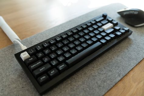 Black And White Keyboard, Mod Musings, Black Custom Keyboard, White Keyboard, Black Keyboard, Black And White Mechanical Keyboard, Low Profile Mechanical Keyboard, Retro Mechanical Keyboard, Split Mechanical Keyboard