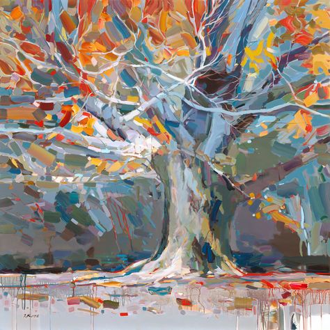 Josef Kote | Mystical Tree | Cutter & Cutter Fine Art Josef Kote, Esoteric Knowledge, Like A Rolling Stone, Myths And Legends, The Anchor, Square Art, Deep Forest, Snow Scenes, Old Master