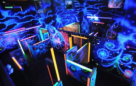 Laser Maze, Laser Tag Party, Awesome Bachelorette Party, Aesthetic Room Ideas, New Retro Wave, Laser Tag, Indoor Playground, Summer Bucket Lists, 3d Artist