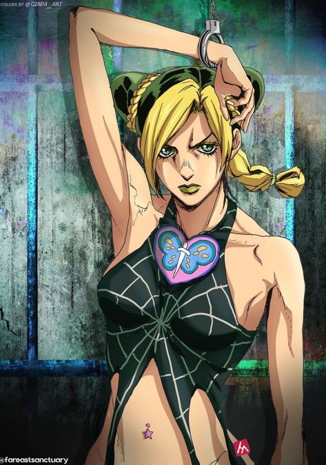 Jojo Poses, Jolyne Kujo, Jolyne Cujoh, Stone Ocean, Jojo Anime, Jojo Bizzare Adventure, Jojo Bizarre, Jojo's Bizarre Adventure, Manga Anime