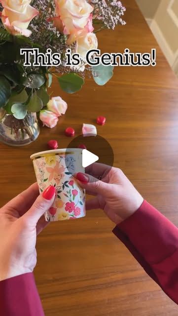 Jeff and Lauren on Instagram: "I do this for Guests! 
Beautiful paper cup transformation in to gifting box! #party #partyfavors  #partyideas #treats #valentinesday" Wedding Cup Favors For Guests, Cup Wrapping Ideas, B Day Gift Ideas, Christmas Eve Games, Cookie Packaging Ideas, Paper Cup Design, Diy Gift Boxes, Paper Cup Crafts, Packaging Card