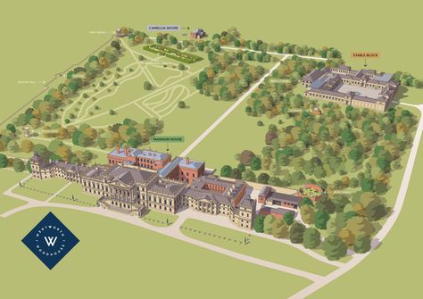 Wentworth Woodhouse preservation trust Wentworth Woodhouse Floorplan, Wentworth Woodhouse, School Building Design, House Plans Mansion, Building Concept, Castle House, Mansions Homes, Fantasy House, Fantasy Castle