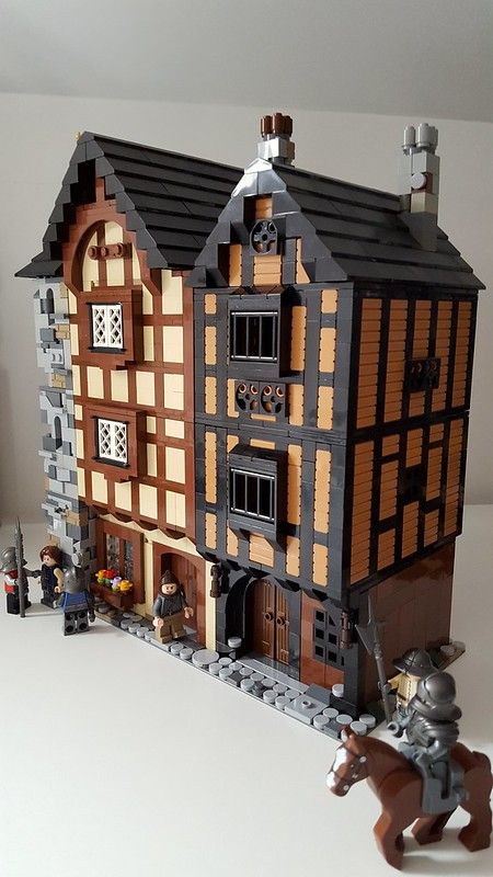 Lego Kingdoms, Medieval Lego, Lego Hobbit, Lego House Ideas, Lego Village, Lego Fire, Lego Dragon, Lego Medieval, Medieval House