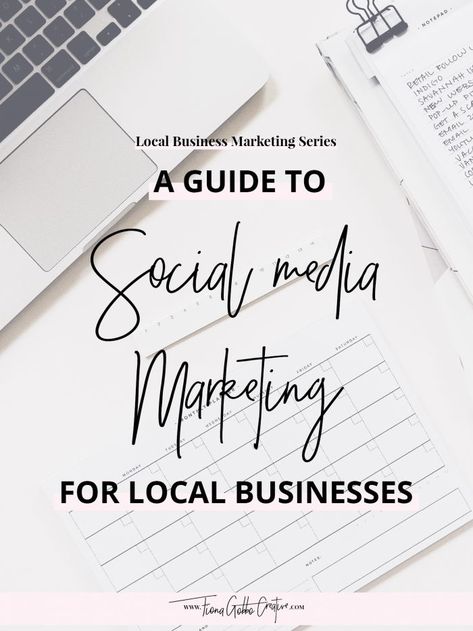 Local Business Marketing Series: A Guide To Social Media Marketing For Local Businesses | Fiona Gobbo Creative Spray Tan Business Marketing, Business Quotes Marketing, Social Media Plan, Business Marketing Design, Local Business Marketing, Marketing Solved, Creative Mom, Local Marketing, Business Marketing Plan