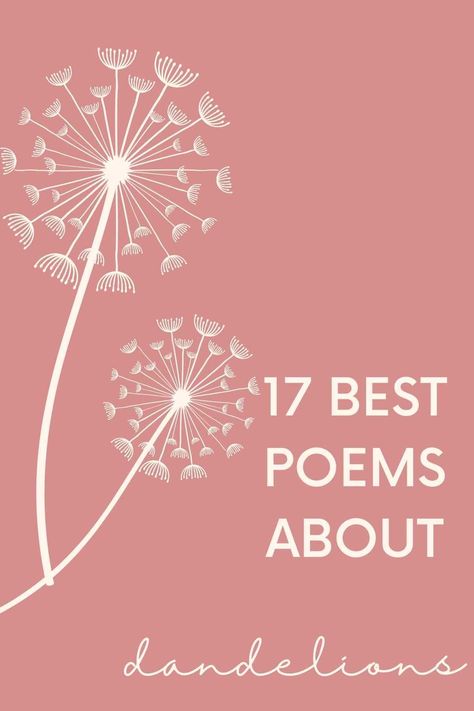 17+ Best Poems About Dandelions - Aestheticpoems Some See A Wish Dandelions, Dandelion Captions, Quotes About Dandelions, Dandelion Quotes Inspiration, Dandelion Decorations, Dandelion Sayings, Dandelion Poem, Make A Wish Quote, Dandelion Crafts