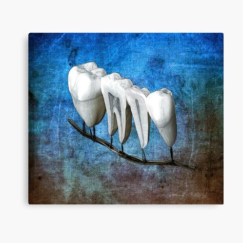 "Dental Art Dentistry Dentist 4" Canvas Print for Sale by ABELOV | Redbubble Dentist Wallpaper, Dental Painting, Dentistry Art, Dental Wall Art, Dentist Art, Dental Posters, Dental Art, Featured Art, Office Ideas