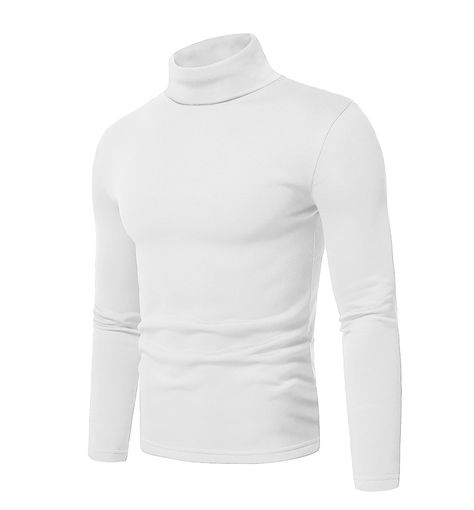 PRICES MAY VARY. 95% Cotton, 5% Spandex Imported Pull On closure Machine / Hand wash in cold water, do not bleach, and hang dry. Versatile Fit: Our men's turtleneck shirt complements all body shapes, ensuring a great look while keeping you warm in chilly fall and winter weather. Soft Stretchy Fabric: Crafted from ultra-soft ringspun stretchy cotton, our White turtleneck men's shirt boasts high-end dyes and eco-friendly colors. All-Occasion Wear: Perfect for winter activities, our men's White tur Turtle Neck For Men, Casual White Turtleneck T-shirt, Fitted White Turtleneck Top, Turtle Neck Outfit Men, Turtle Neck White, Mens White Turtleneck, Solid Fitted Turtleneck T-shirt, White Turtle Neck, Turtleneck White