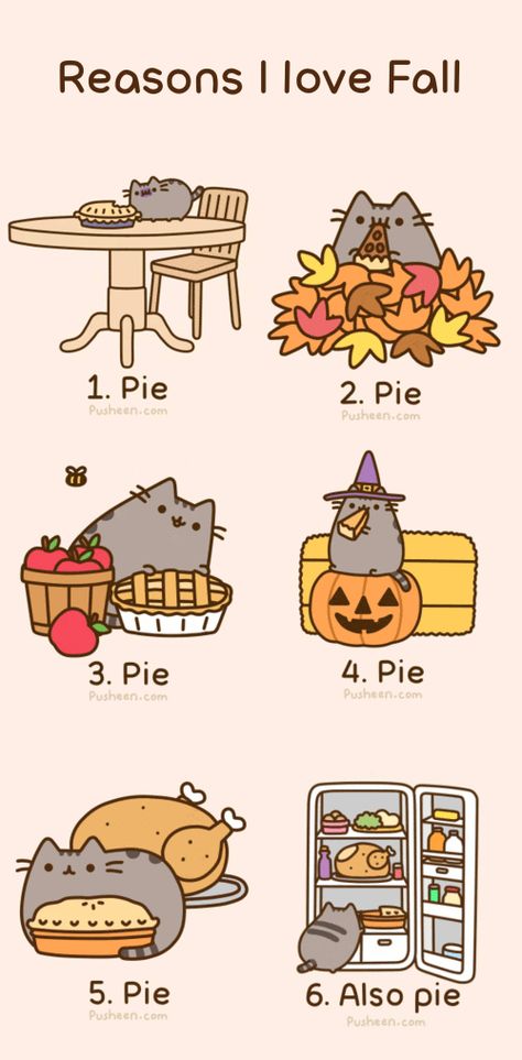 What I Like About Fall | Via Imgur Pusheen Love, Pusheen Cat, I Love Fall, Love Fall, Pusheen, Crazy Cat Lady, Om Nom, Crazy Cats, Cat Lady