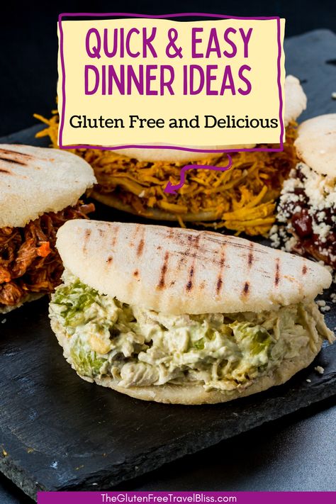 Elevate your dinner game with these irresistible gluten-free Arepa creations. From classic fillings to gourmet twists, explore endless possibilities. Wondering if Arepas are Gluten-Free? Let's explore! Arepa Filling, Gluten Free Travel, Budget Friendly Dinner, Free Meal, Quick Easy Dinner, Gluten Free Dinner, Gluten Free Recipes Easy, Healthy Delicious, Day Of The Week