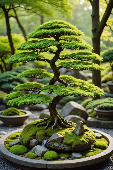 20 Relaxing Japanese Zen Garden Ideas For Your Backyard - Toolz Geek Zen Gardens Outdoor, Japanese Trees, Mini Japanese Garden, Japanese Garden Zen, Modern Zen Garden, Zen Garden Sculptures & Statues, Japanese Water Garden, Maple Tree Landscape, Japan Garden Zen