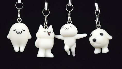 Mamegoma Keychain, Silly Trinkets, Silly Girls, Phone Charms, Freaking Awesome, Cute Keychain, All Things Cute, Miniature Figurines, Pusheen