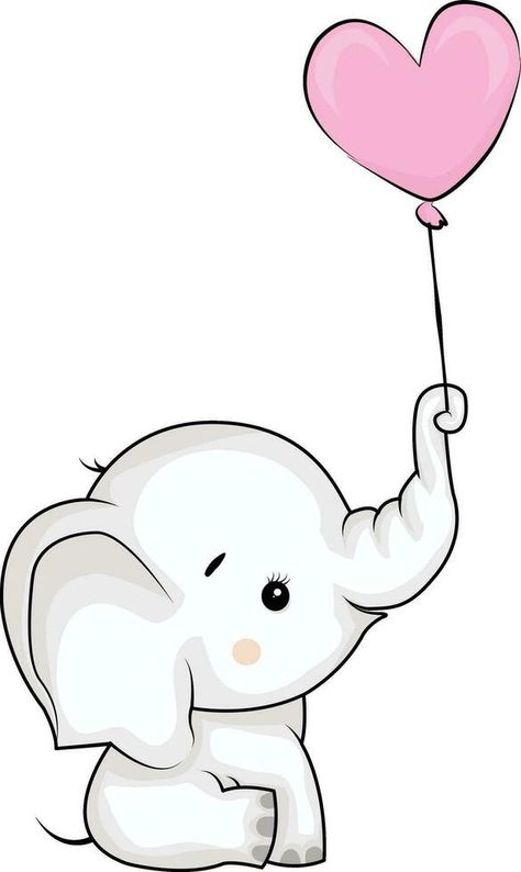 Patchwork, Elephant With Balloon Drawing, Ballon Drawing, Elephant With Balloon, Baby Elephant Cartoon, Cute Elephant Cartoon, Baby Elephant Drawing, Elephant Clip Art, Animal Balloons