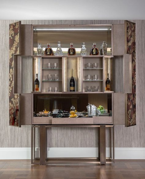 There is a statement piece capable of improving the entire luxury lifestyle experience – Cabinets. Have a look at these amazing ideas for your luxury home! #luxuryfurniture #interiordesign #designideas #livingroom #modernlivingroom #decorideas #homeandecoration #livingroomideas #interiodesign #decor #homedecor #livingroomdecor #interiordesigninspiration #interiorinspiration #luxuryinteriordesign Bar Cabinet Design, Drink Bar, Drinks Cabinet, Modern Cabinets, Bar Cabinet, Home Room Design, Mini Bar, Cabinet Design, Cabinet Furniture