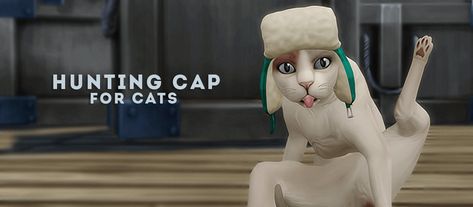 Hunting Caps, Sims 4 Game Mods, Tumblr Sims 4, The Sims 4 Download, Best Sims, Dog Hat, Sims 4 Cas, Sims 4 Game, Cc Finds