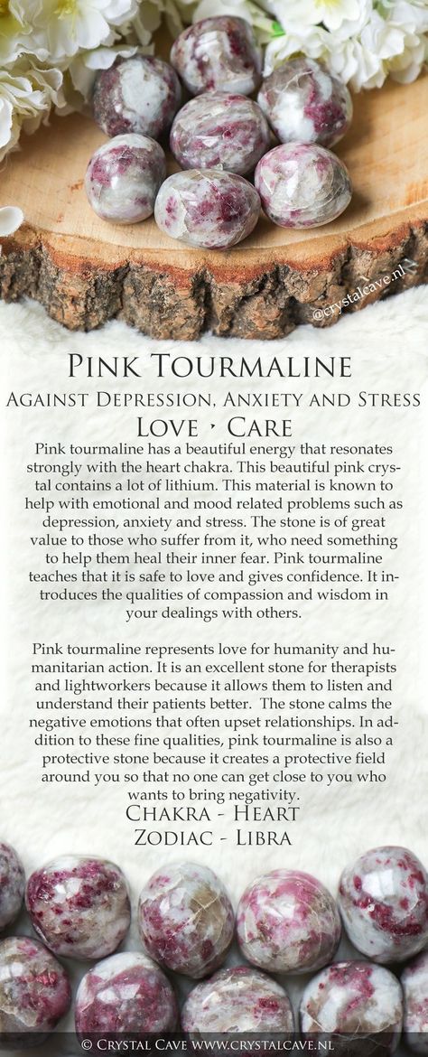 Tourmaline Meaning, Pink Tourmaline Crystal, Crystal Guide, Magical Stones, Crystals Healing Properties, Rubellite Tourmaline, Pretty Rocks, Crystal Healing Stones, Crystal Magic