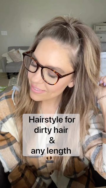 Easy Hairstyle, Teacher Hairstyles, Hairstyles With Glasses, Easy Hair Updos, Hairdos For Short Hair, Smile Photography, Hair Tutorials For Medium Hair, Mom Hairstyles, Work Hairstyles