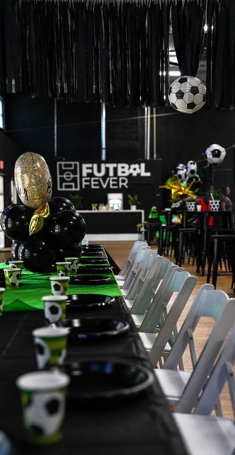 Birthday Parties | Futbol Fever Miami | Rent our indoor facility for your party Fifa Themed Birthday Party, Indoor Birthday Parties, Gaming Lounge, Indoor Birthday, Soccer Birthday Parties, Plant Zombie, Indoor Kids, Soccer Birthday, Foosball Table