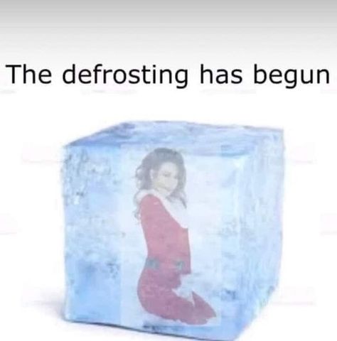 Mariah Carey Christmas Funny, Mariah Carey Defrosting, Mariah Carey Christmas, Happy September, Christmas Memes, Funny Af, Cute Christmas Wallpaper, Loving Friends, Start Again