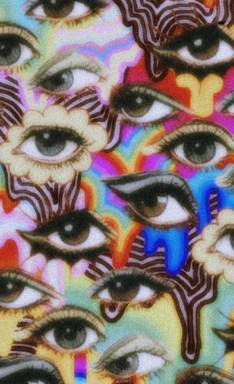 Trippy Eye Art Aesthetic, Trippy Eyes Wallpaper, Rainbow Trippy Aesthetic, Ipad Wallpaper Trippy, 3rd Eye Aesthetic, Trippy Eye Wallpaper, Trippy Pfp Aesthetic, Trippy Computer Wallpaper, Black Trippy Aesthetic