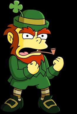 #Irish #Leprichaun Simpson Tattoo, Groundskeeper Willie, Scary Creatures, Simpsons Tattoo, Shamrock Tattoos, Simpsons Gift, Simpsons Drawings, Maggie Simpson, Simpsons Characters