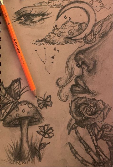 Notebook Sketches, Indie Drawings, Animation Art Sketches, Meaningful Drawings, Drawing Faces, Sketchbook Art Journal, Art Diary, Arte Inspo, Drawing Inspo