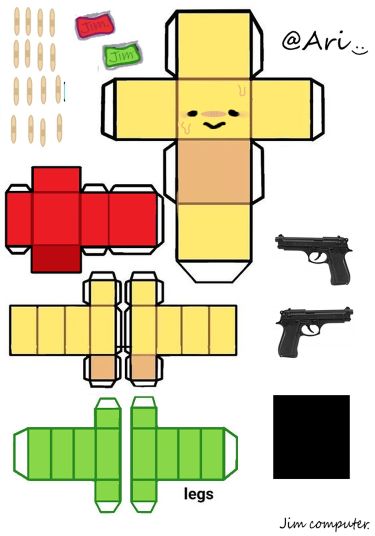 papercraft roblox Jim computer Roblox Papercraft, Papercraft Templates Printables, Printable Diy Crafts, Paper Doll Craft, Paper Cube, Paper Doll Printable Templates, Paper Crafts Magazine, Paper Dolls Diy, Paper Toys Template