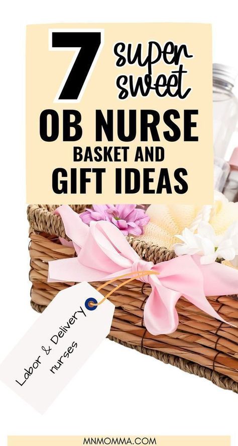 Best gift ideas for labor and delivery nurses after you have your baby. Gift baskets for L&D nurses. Thank you notes, gift baskets for nurses, candy, food, and treats for your hospital team after you give birth! labor and delivery thank you cards. While gifts aren't nececssary, some moms want to give their labor and postpartum nurses a gift after they deliver their new baby. Thank You Gifts For Obgyn, Nurse Snacks For Labor, Birth Nurse Gifts, Maternity Nurse Gift Basket, Labor And Delivery Gifts For Nurses, Birth Basket For Nurses, Thank You Gifts For Labor And Delivery Nurses, Gifts For Ob Nurses Thank You, Thank You Card For Labor And Delivery Nurses