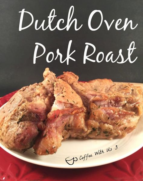 Dutch Oven Pork Roast | Looking for a delicious roast recipe for your Dutch Oven?? This one is AMAZING!! Your whole family will love the flavors of this roast & it's sure to become one of your go-to family dinner recipes. Click the pin for the recipe! Dutch Oven Pork Roast, Oven Pork Roast, Pork Roast Recipes Oven, Roast In Dutch Oven, Dutch Oven Pork, Pork Sirloin, Recipes Pork, Pork Shoulder Roast, Pork Roast Recipes