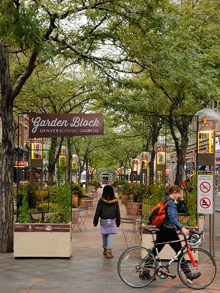 16th Street Mall<br/>Photo courtesy Downtown Denver Partnership:: ::The Cultural Landscape Foundation<br/><a href="/albums/16th-street-mall">View album</a> Pedestrian Street Design, Commercial Street Design, Street Beautification, Tactical Urbanism, Walkable Community, Centre Parks, Urban Design Graphics, Urban Intervention, New Urbanism