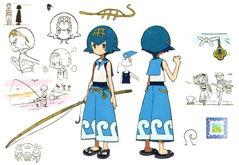 Lana Concept Art - Pokémon Sun and Moon Art Gallery Pokemon Characters Design, Pokémon Art Style, Pokemon Sun And Moon Characters, Pokémon Concept Art, Pokémon Character Design, Pokemon Artstyle, Pokemon Art Style, Pokemon Character Design, Pokemon Concept Art