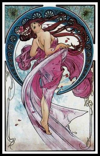 Mucha Danse 1898 | Michael | Flickr Mucha Dance, Art Nouveau Mucha, Alfons Maria Mucha, Art Analysis, Illustration Art Nouveau, Design Art Nouveau, Alphonse Mucha Art, Mucha Art, Alfons Mucha