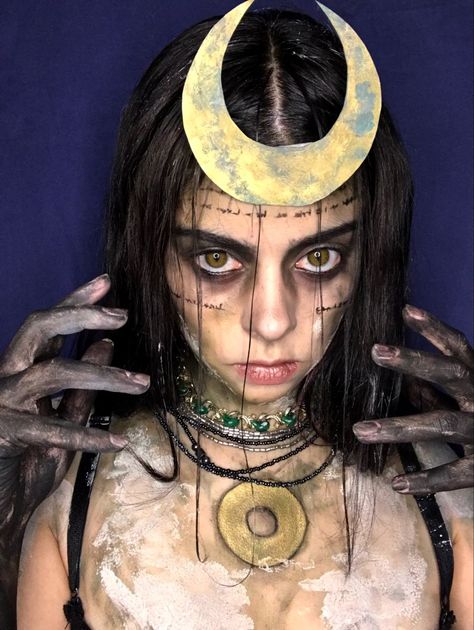 Enchantress Makeup Halloween, Gore Costume Ideas, Supernatural Costume Ideas, Enchantress Halloween Costume, Horror Movies Costumes, Enchantress Makeup, Easy Girl Halloween Costumes, Enchantress Costume, Enchantress Cosplay