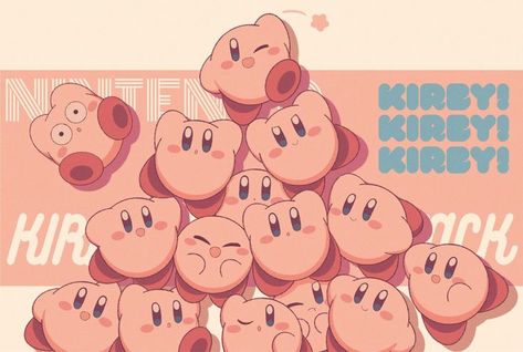 Kirby Wallpaper, Cute Wallpapers For Ipad, Computer Wallpaper Desktop Wallpapers, Kirby Art, Dorm Posters, Wallpaper Doodle, Computer Backgrounds, Tablet Wallpaper, Iphone App Design