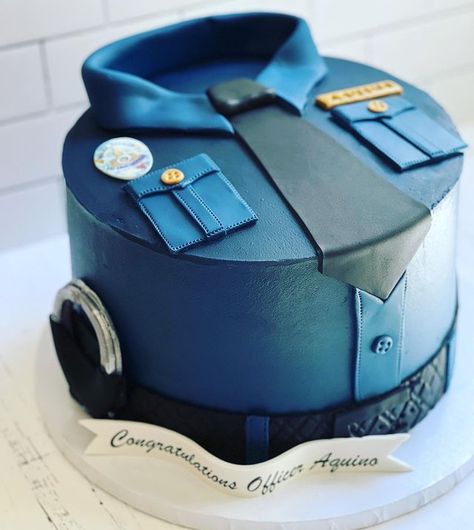 Police Birthday Cakes, Cop Cake, Police Cake, Police Cakes, Police Retirement Party, Army Cake, Police Graduation, Police Party, Police Birthday