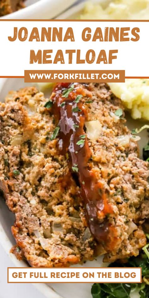 Craving a comforting meal? Try Joanna Gaines Meatloaf Recipe. It's a classic dish with a touch of homey charm, just like Joanna Gaines herself. #JoannaGainesMeatloaf #Recipe Meatloaf With Stove Top, Meatloaf With Stove Top Stuffing, Quick Meatloaf, Quick Meatloaf Recipes, Stove Top Stuffing Meatloaf, The Best Meatloaf, Stove Top Stuffing, Meatloaf Recipes Pioneer Woman, Delicious Meatloaf