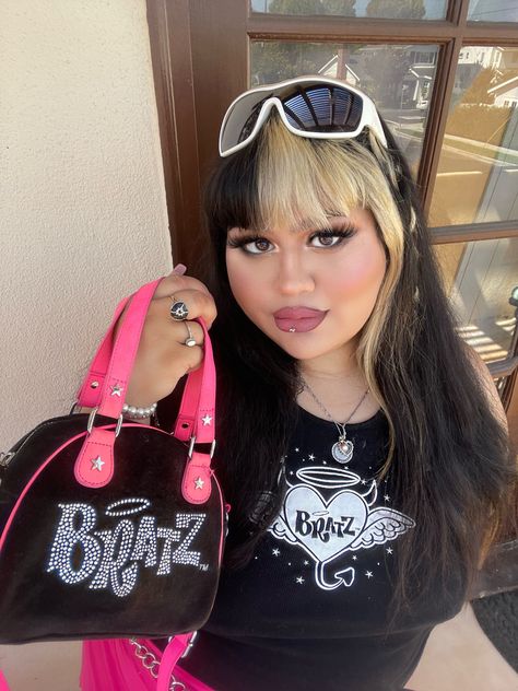 Bratz Outfit from Dollskill<3 Plus Size Dollskill, Longchamp Le Pliage, Y2k Fashion, Dolls Kill, Plus Size Fashion, Prada, Shades, Plus Size, Tote Bag