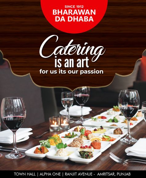 Catering is an art Catering Advertising Ideas, Catering Services Poster, Catering Social Media Post, Catering Creative Ads, Catering Poster Design, Catering Poster, Restaurant Creatives, Meeting Catering, Hoarding Design